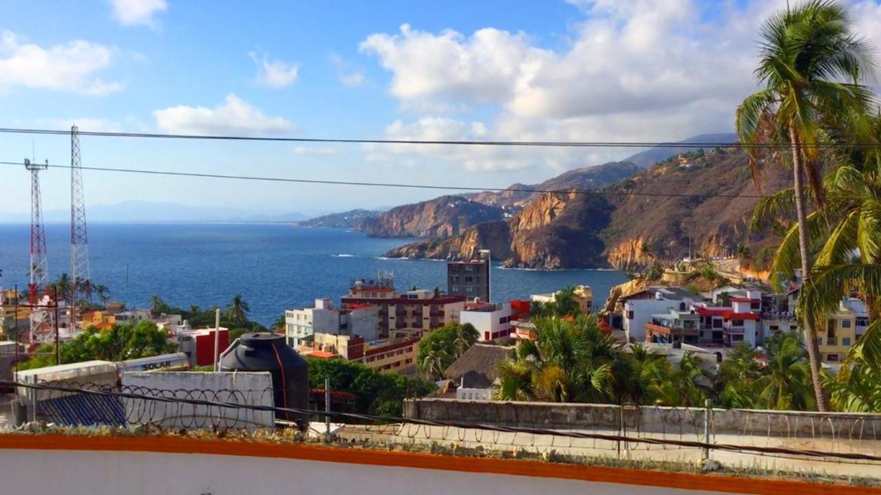 Villa Guitarron Gran Terraza Vista Espectacular 6 Huespedes Piscina Gigante Acapulco Ngoại thất bức ảnh