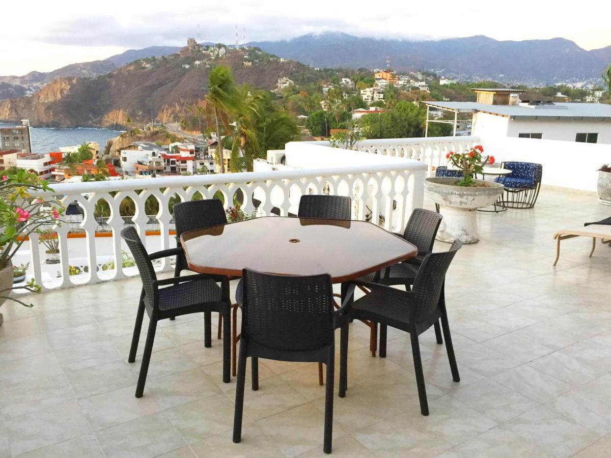 Villa Guitarron Gran Terraza Vista Espectacular 6 Huespedes Piscina Gigante Acapulco Ngoại thất bức ảnh