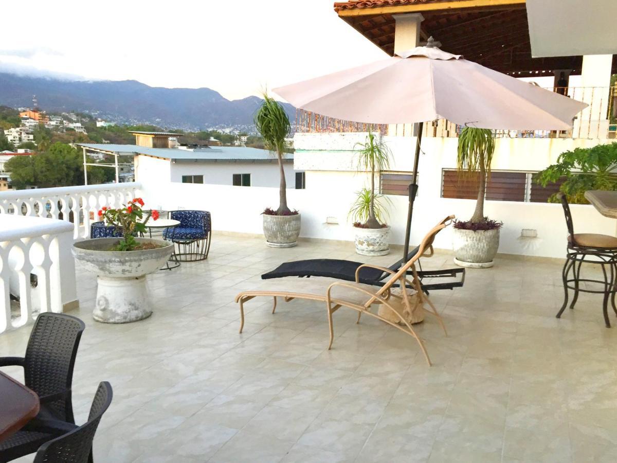 Villa Guitarron Gran Terraza Vista Espectacular 6 Huespedes Piscina Gigante Acapulco Ngoại thất bức ảnh